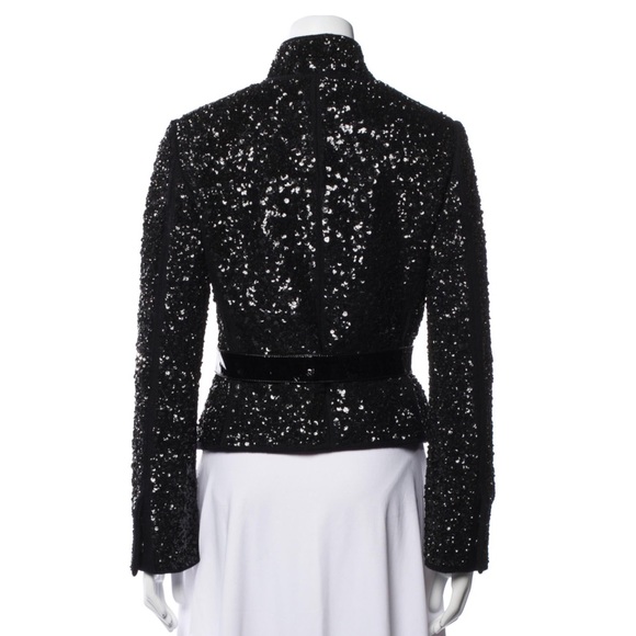 Moschino sequin bow blazer jacket US 8 - Picture 2 of 5
